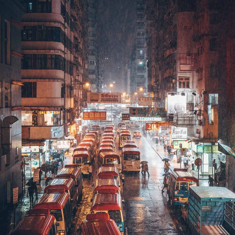 Hong Kong night view