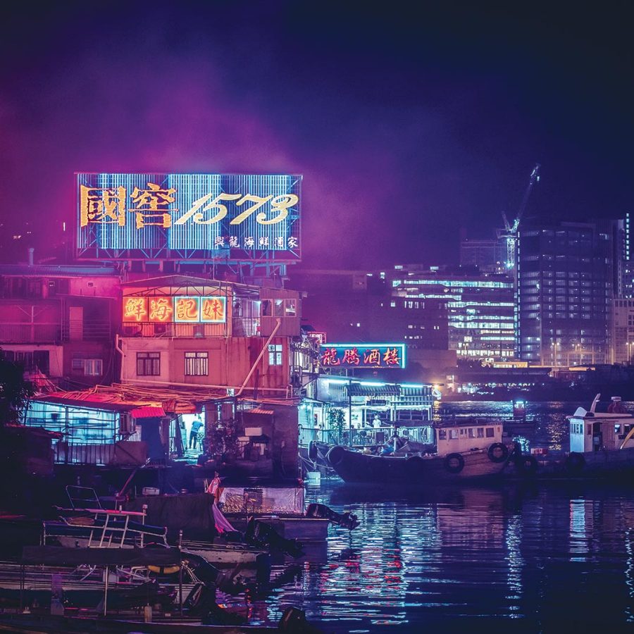 Hong Kong night view