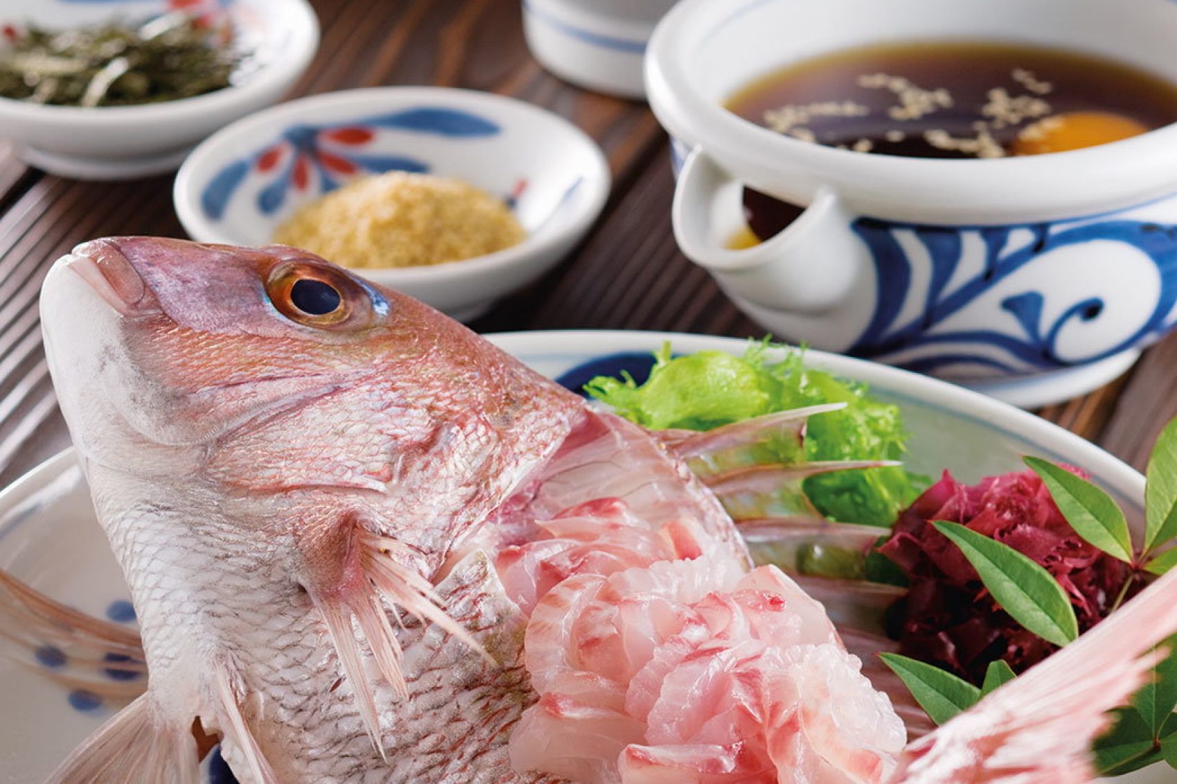 Uwajima Tai Meshi of Shikoku Island, Japan 