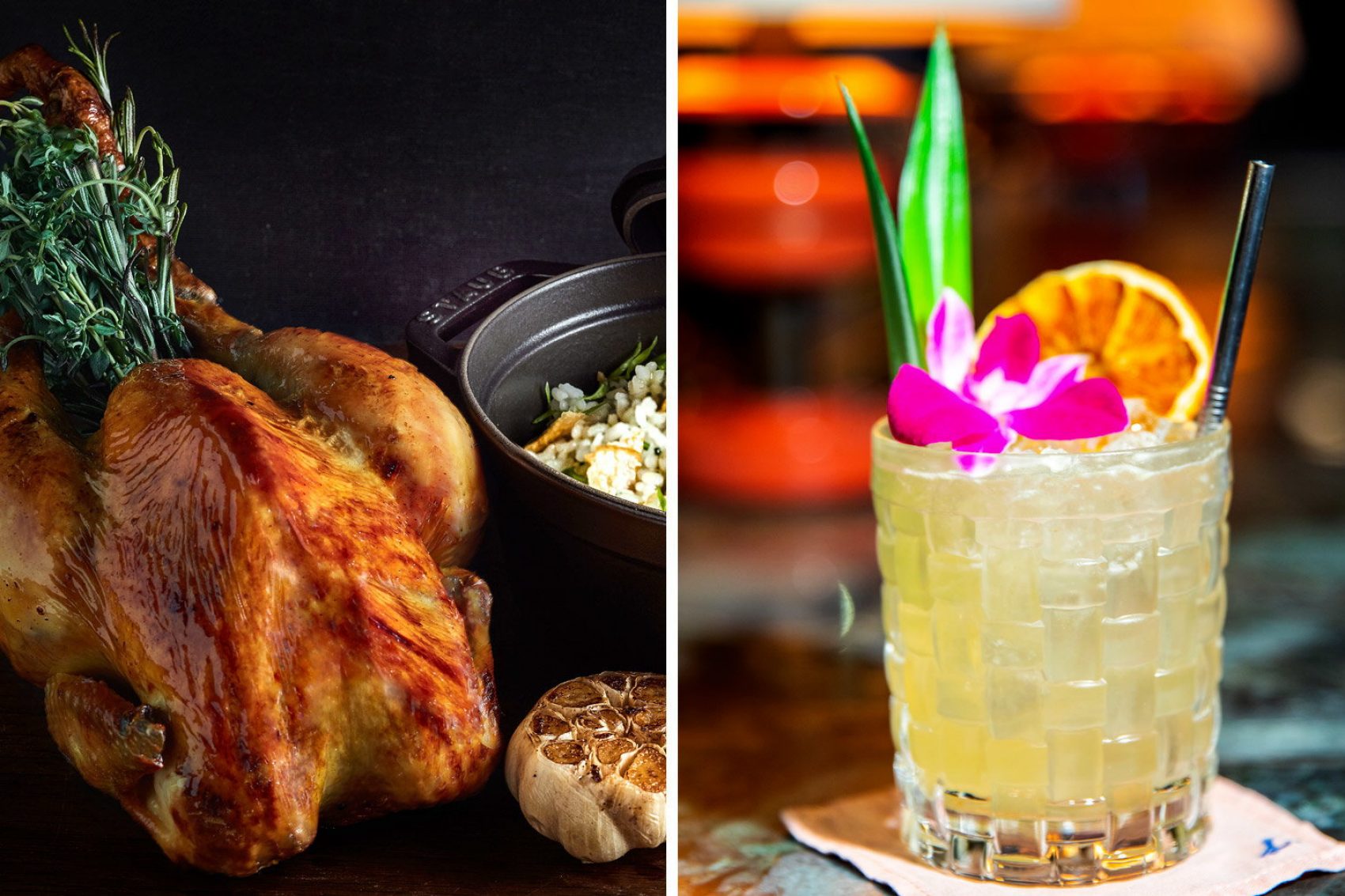 Food and cocktails at Louise in PMQ. Credit: Moses Ng.