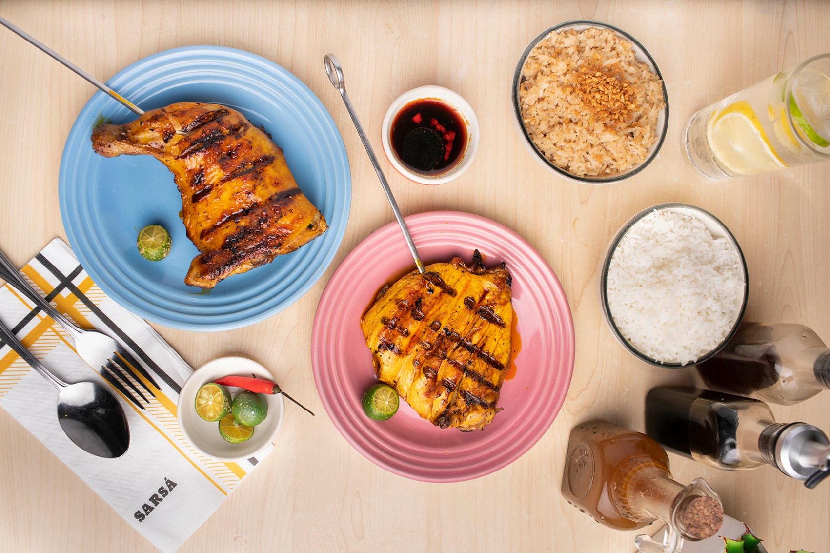 Food at Sarsa in Manila's BGC neighbourhood. Credit: Anjo Lapresca