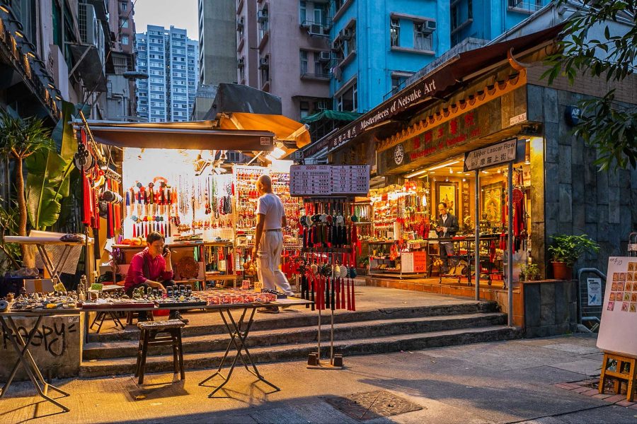 Hong Kong markets. Credit: Moses Ng