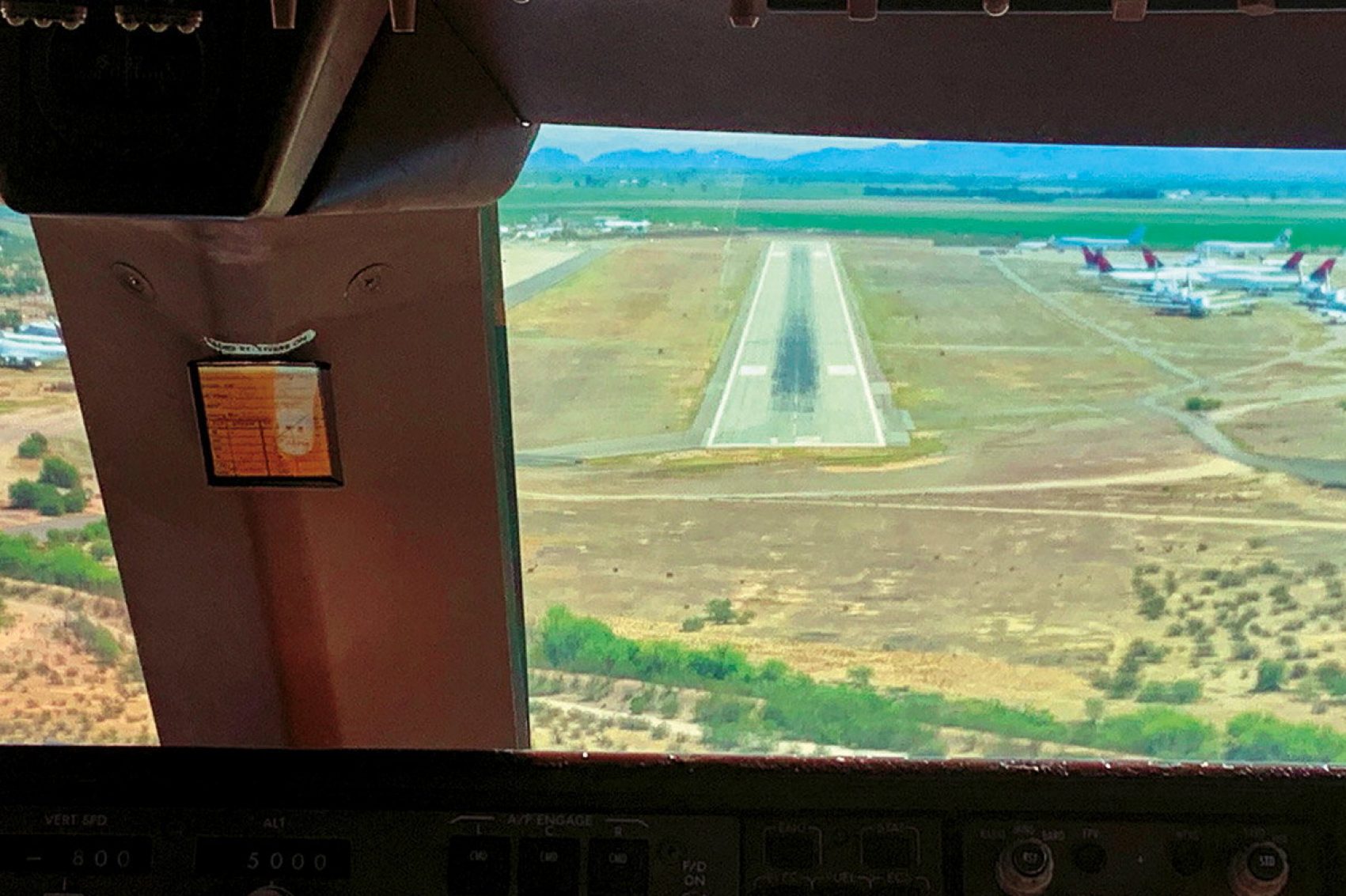 The BCF retirement flight is on the way to land