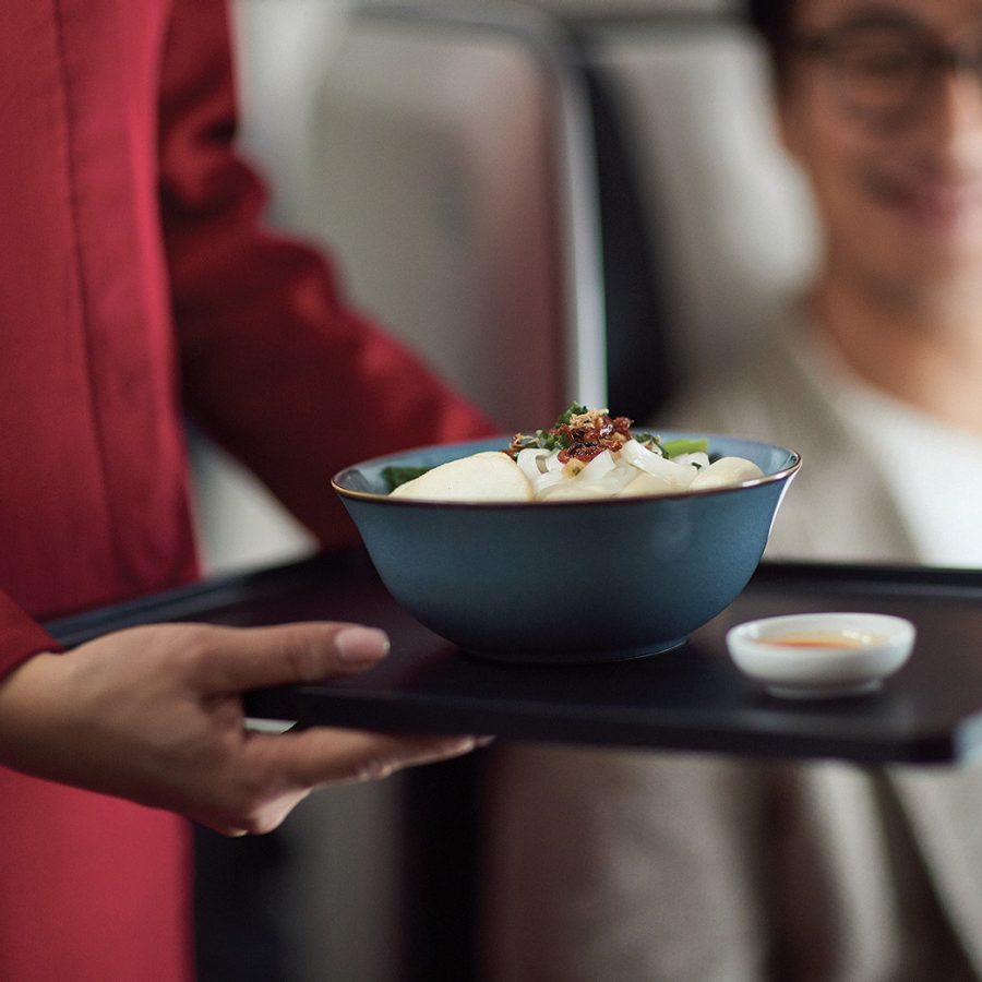 Cathay Pacific dining experience
