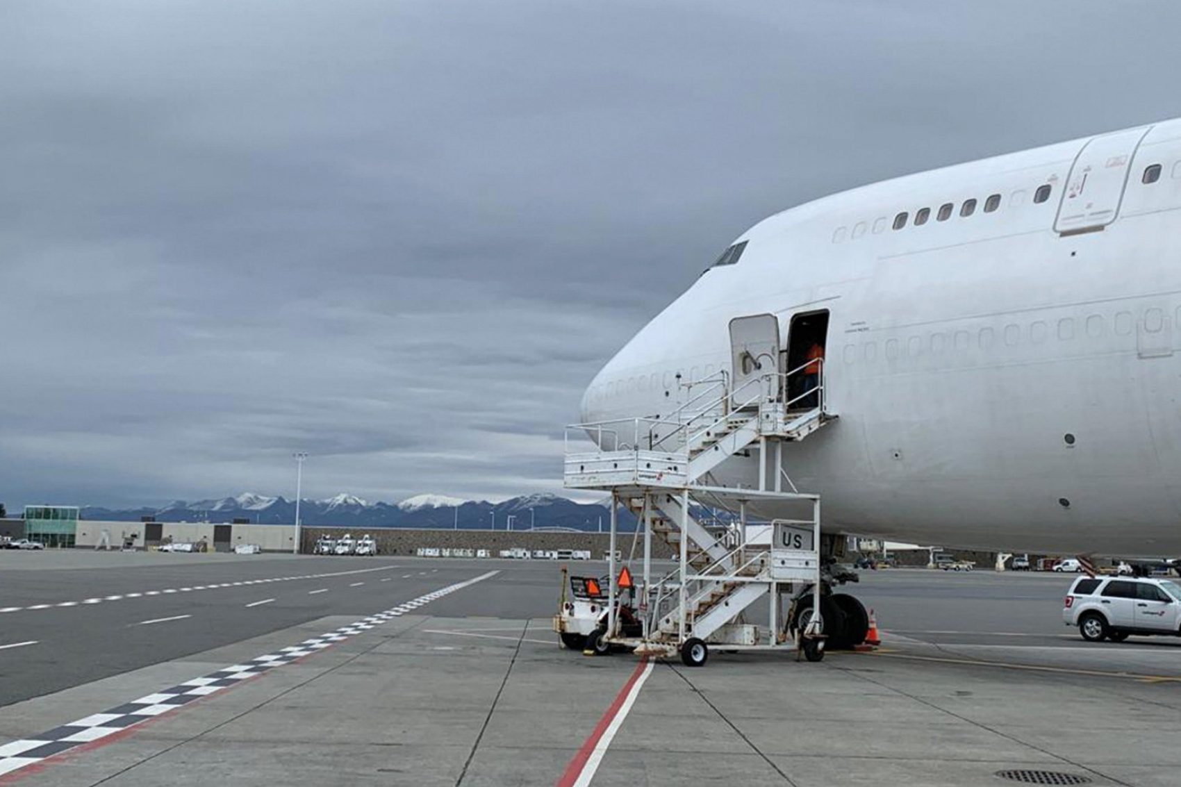 Boeing 747 flight