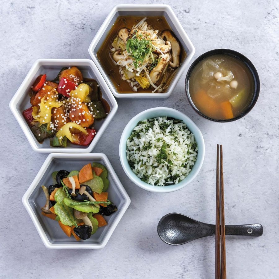 Side dishes from Miss Lee restaurant