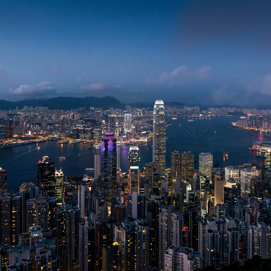 Hong Kong Skyscrapers from Above