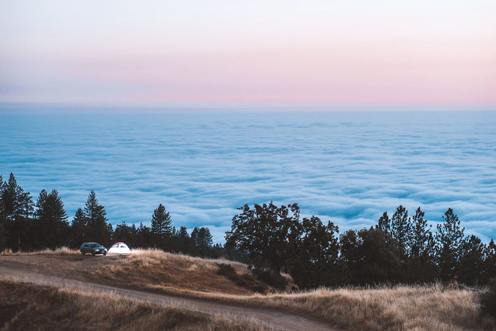 Above the clouds