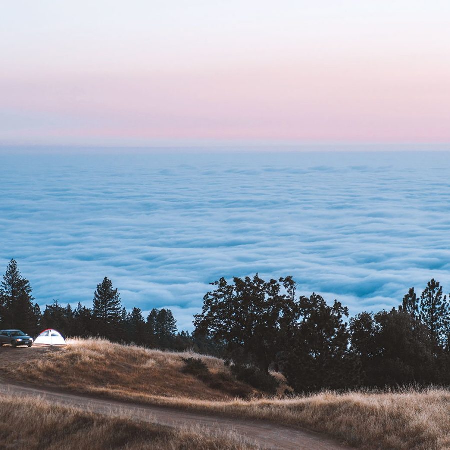 Above the clouds