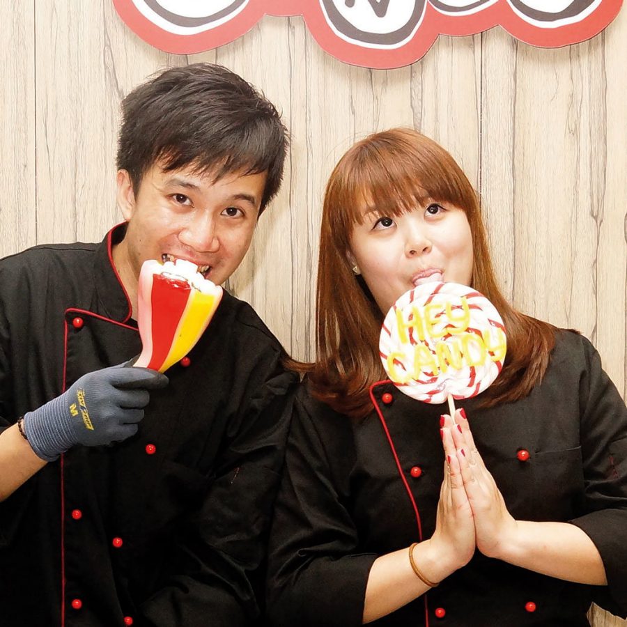 Hey Candy founders Jeffi Lam and Manie Li