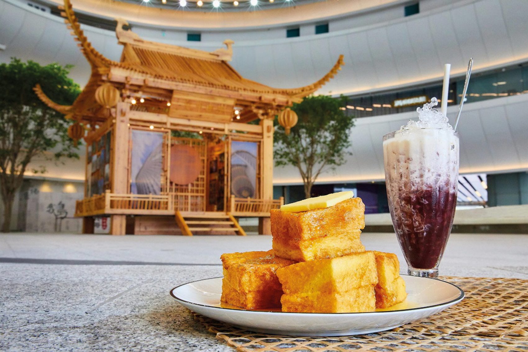 Peony garden food and drink