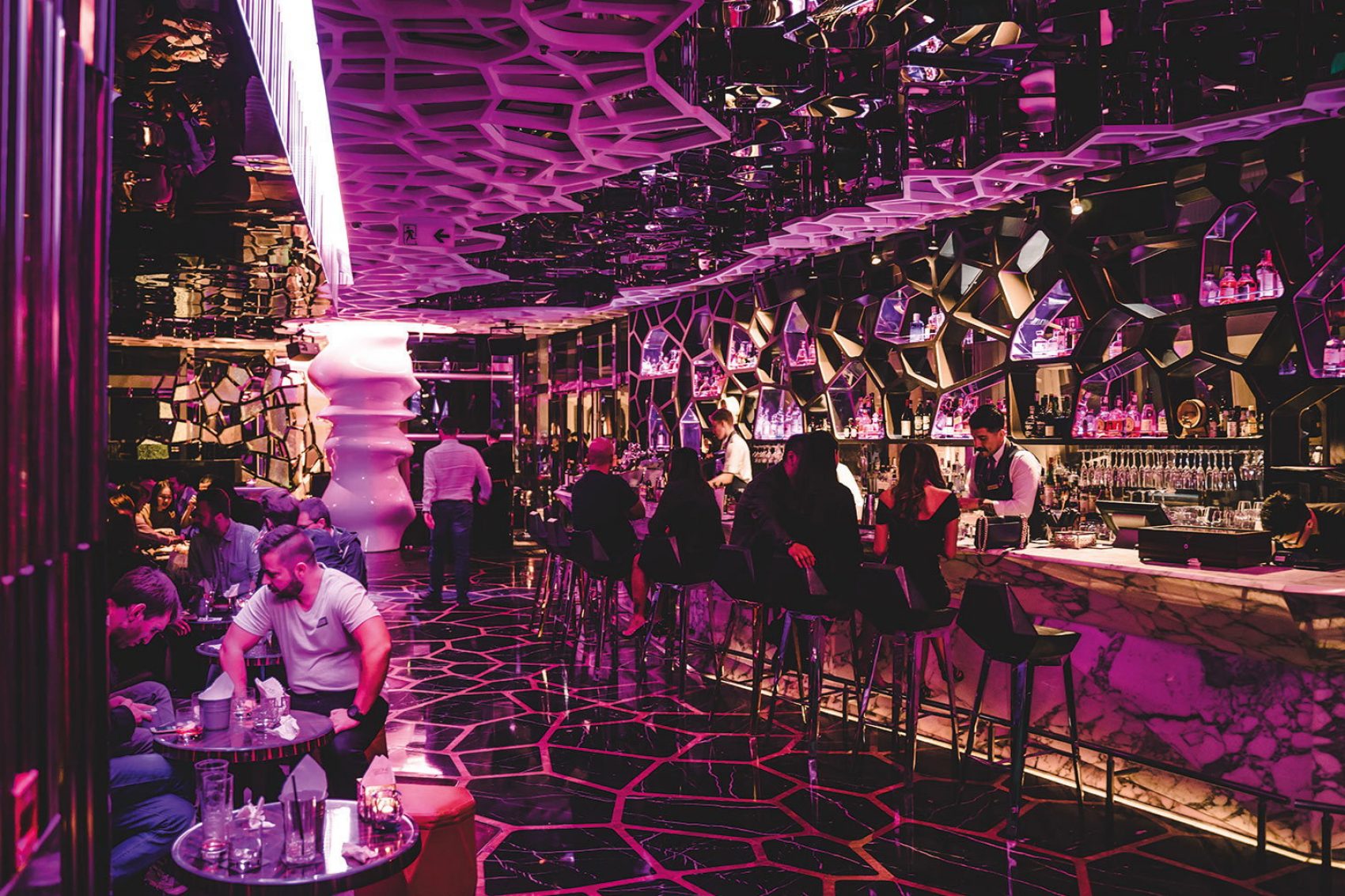 Ozone bar in the Ritz-Carlton Hong Kong. Credit: Shutterstock
