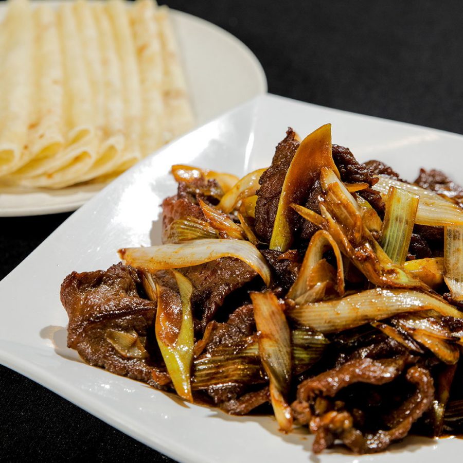 A Halal Chinese dish at Ma’s Restaurant in Hong Kong