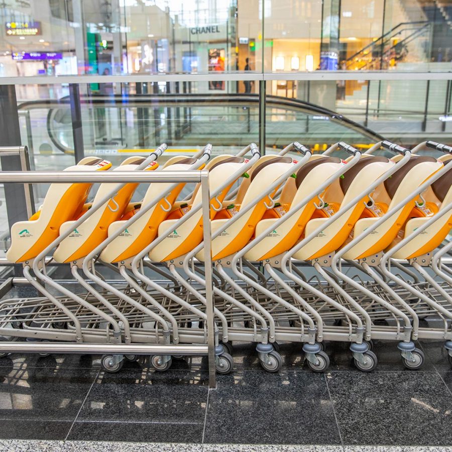 Hong Kong International Airport infant strollers