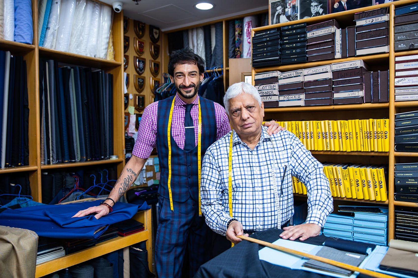 Sams Tailor Hong Kong Suits. Credit: Moses Ng