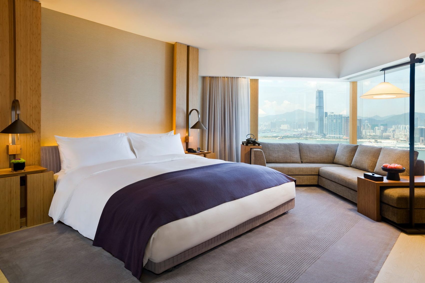 A Studio 70 room at The Upper House Hong Kong
