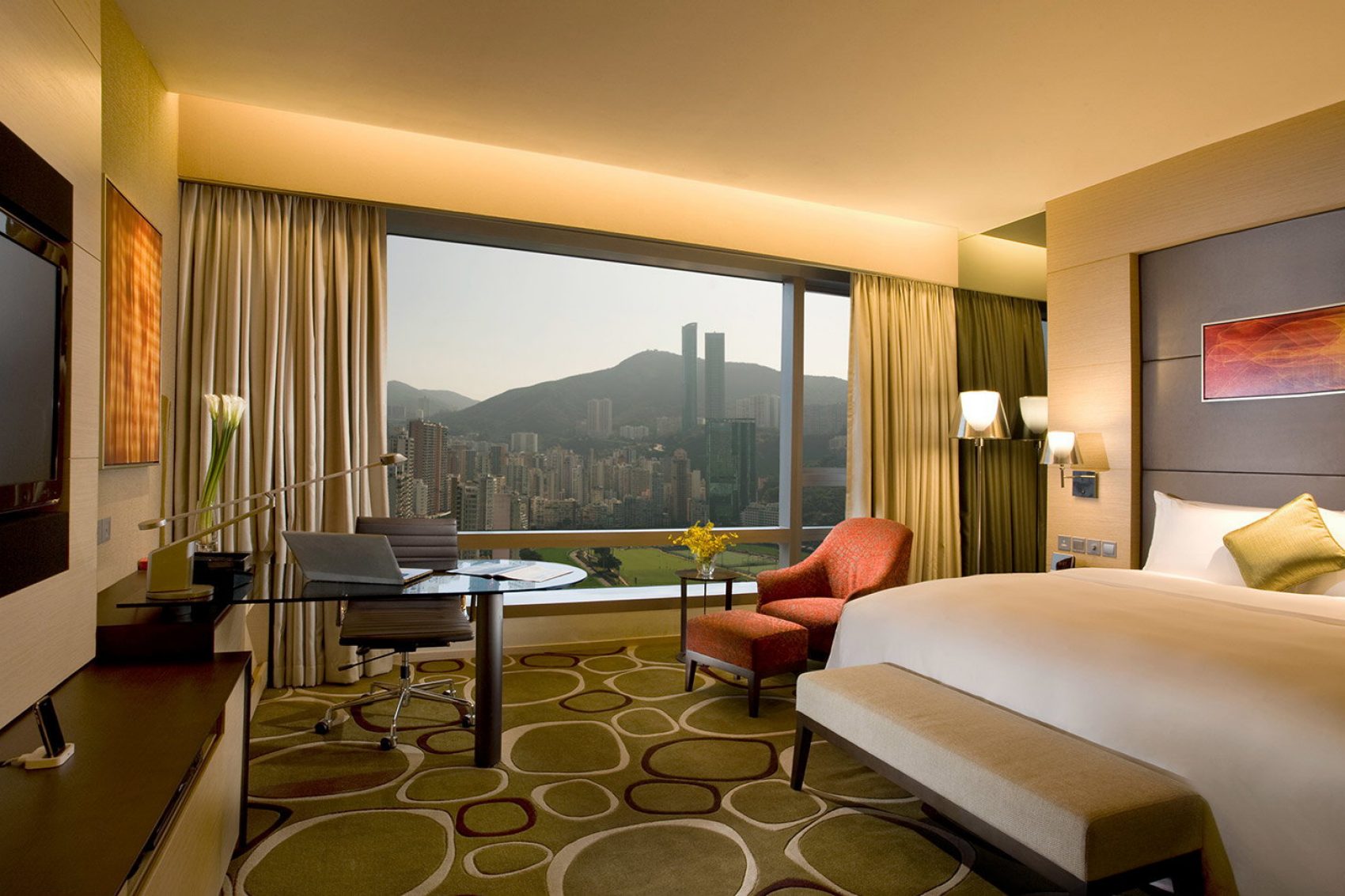 A room in the Crowne Plaza