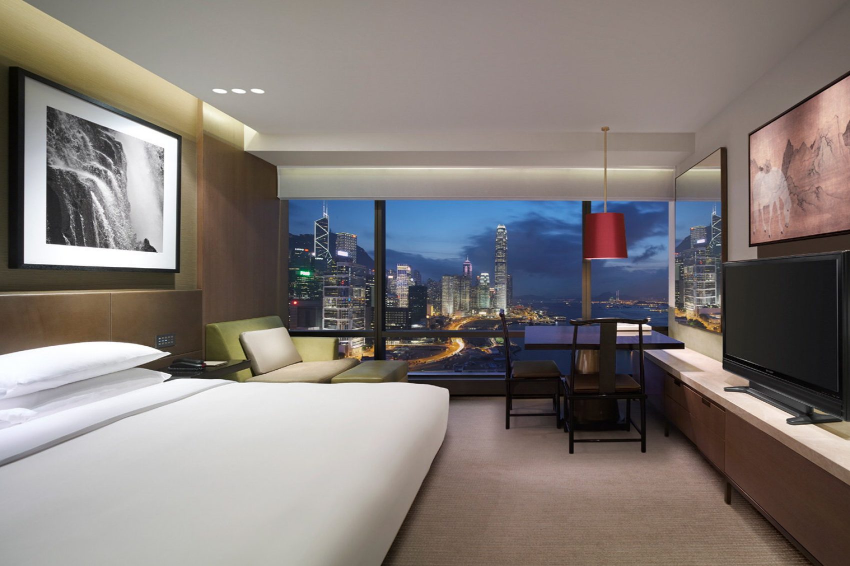A Grand Deluxe City Room at the Grand Hyatt Hong Kong