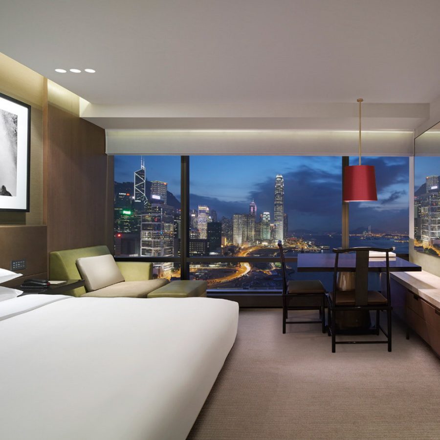 A Grand Deluxe City Room at the Grand Hyatt Hong Kong
