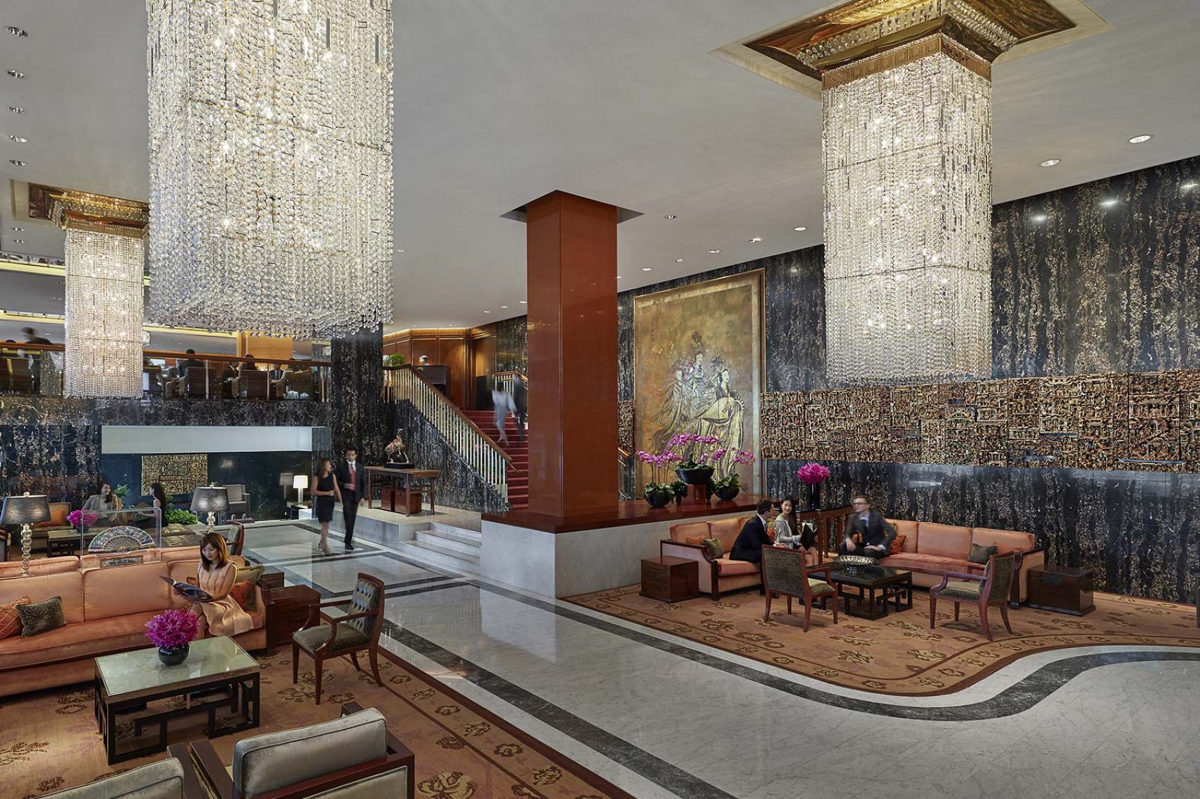 Mandarin Oriental lobby
