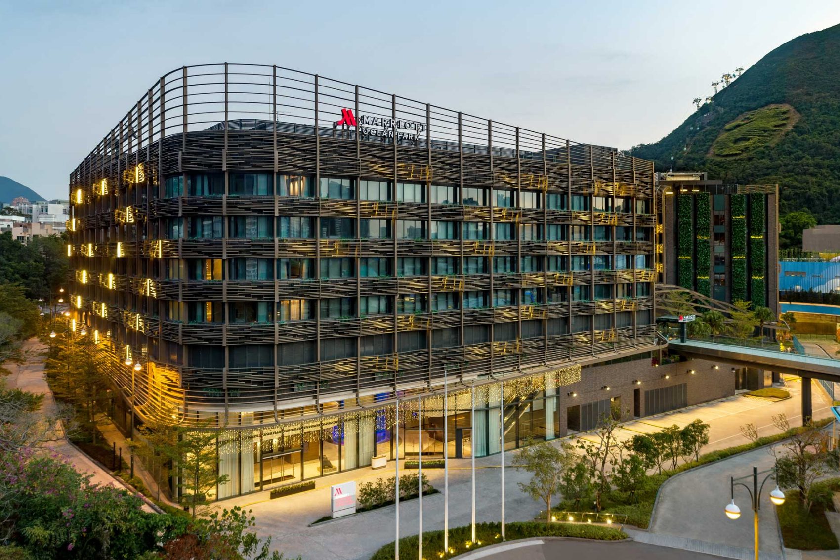 Exterior view of the Ocean Park Marriott