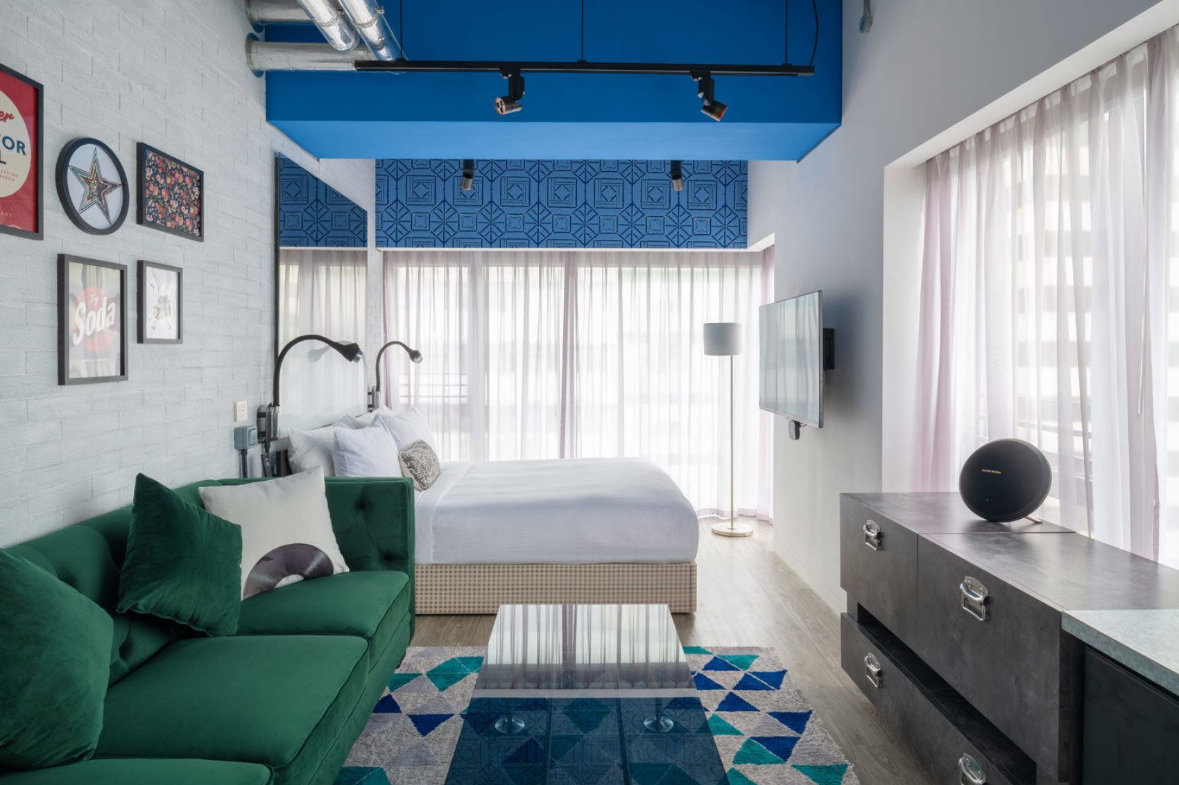 Inside a room at the Ovolo Southside