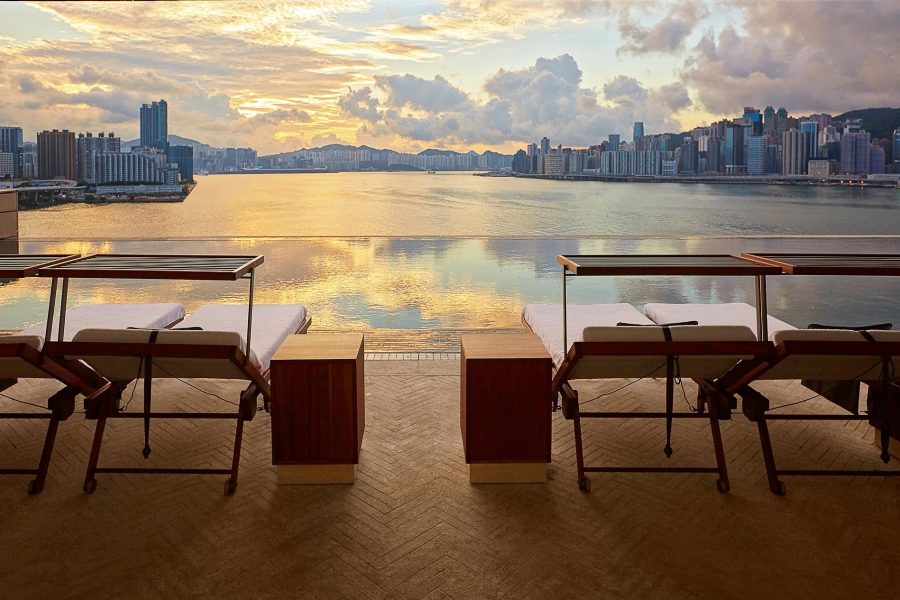 The view from Asaya at the Rosewood