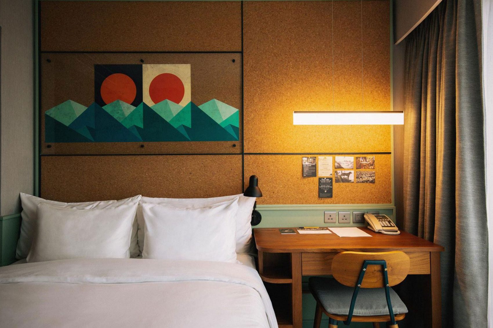 A room at the Eaton HK hotel