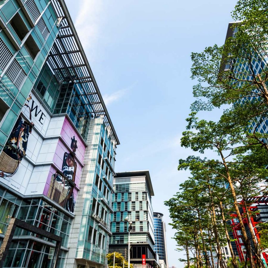 Malls and department stores in Xinyi, one of the Taipei neighbourhoods every traveller should know