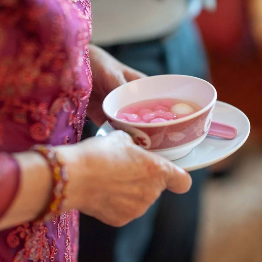 Glutinous rice balls, also known as tong yuen, are a popular Chinese New Year treat. Credit: Shutterstock