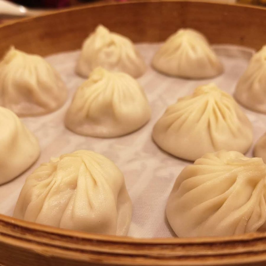 Xiao long bao dumplings at Din Tai Fung in Da'an, one of Taipei's neighbourhoods