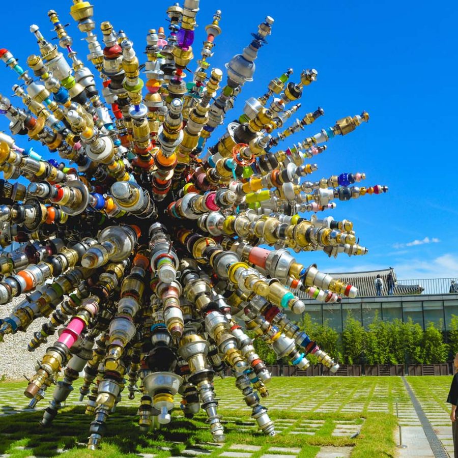 An art piece in the Art National Museum of Modern and Contemporary Art in Seoul