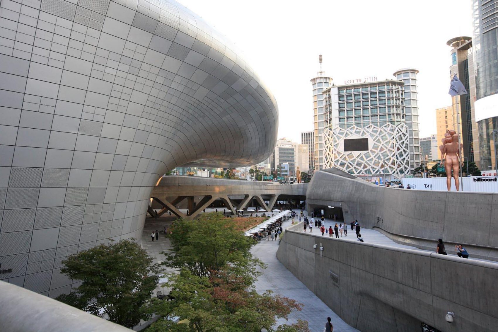 Dongdaemun gate exhibition halls in Seoul at the City Architecture Biennale