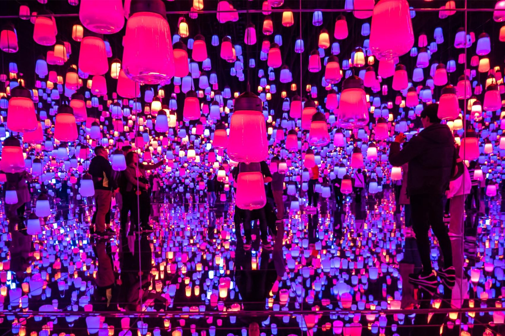 TeamLab forest of lamps. Credit: Shutterstock