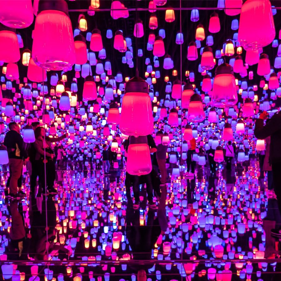 TeamLab forest of lamps. Credit: Shutterstock