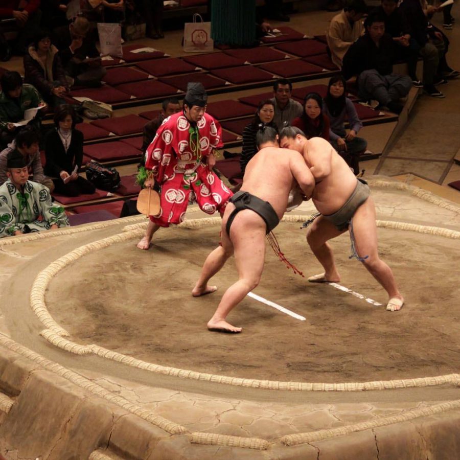 Sumo wrestlers. Credit: Shutterstock