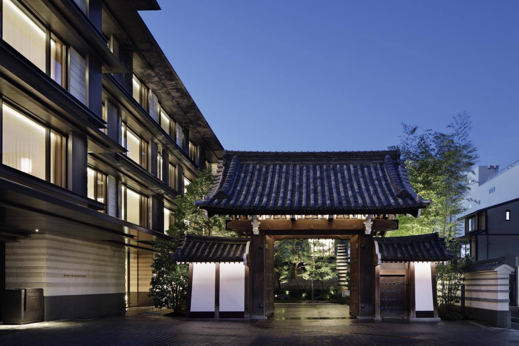Hotel the Mitsui Kyoto is the only downtown luxury hotel in Kyoto that has its own natural hot spring
