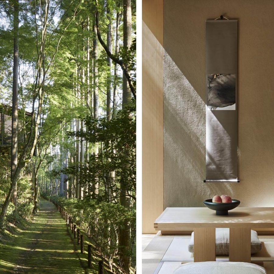 Aman Kyoto, one of the best hotels in Kyoto, is a minimalist sanctuary amidst thick forest