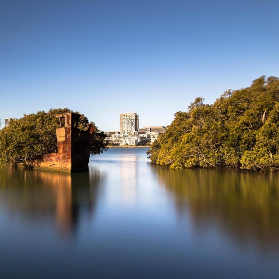 One of the best Sydney walks takes you to Ayrfield Shipwreck on the Parramatta River. Credit: Jeffery Hamstock/Shutterstock