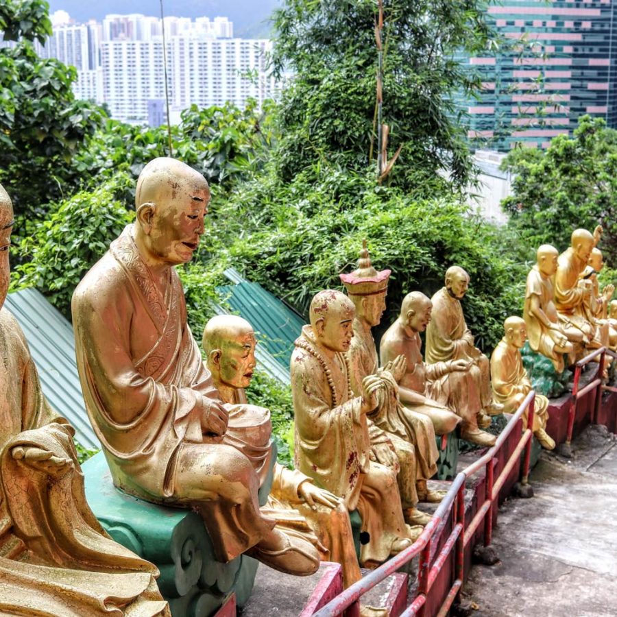 The Ten Thousand Buddhas Monastery in Hong Kong