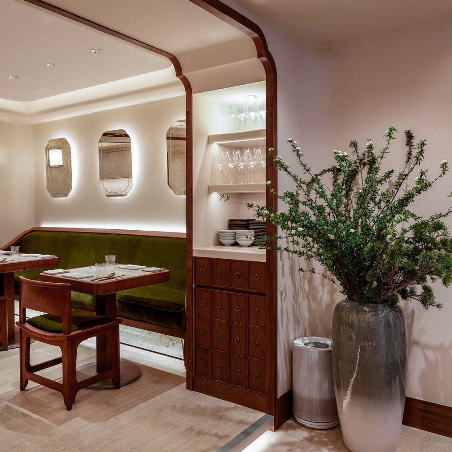 The interior of Mora on Cat Street, Hong Kong