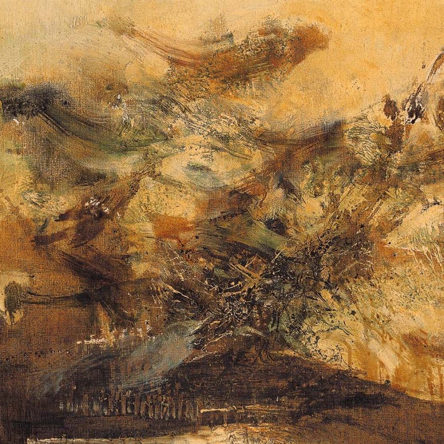Oil paintings by artist Zao Wou-Ki 