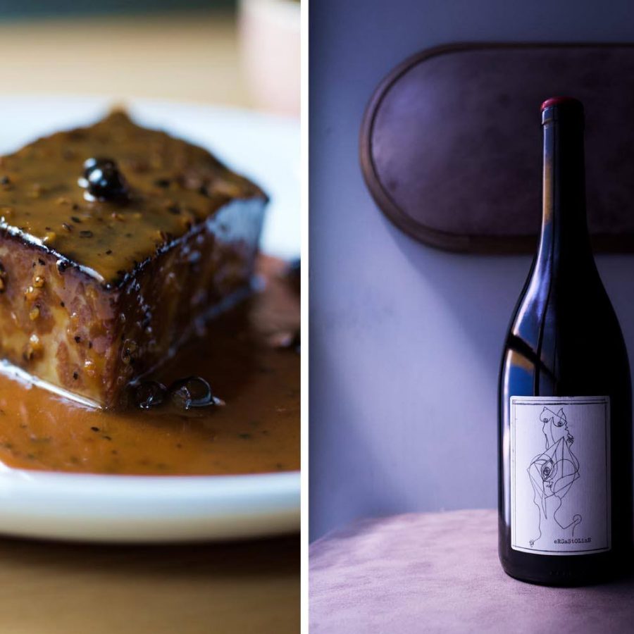 Short ribs au poivre and natural wines at Vivant