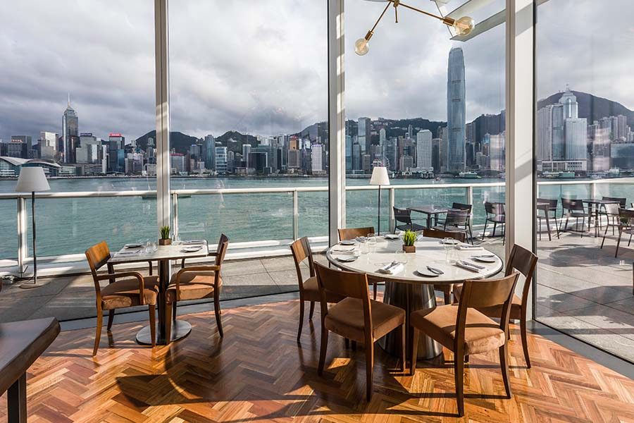 Interior of Harbourside Grill
