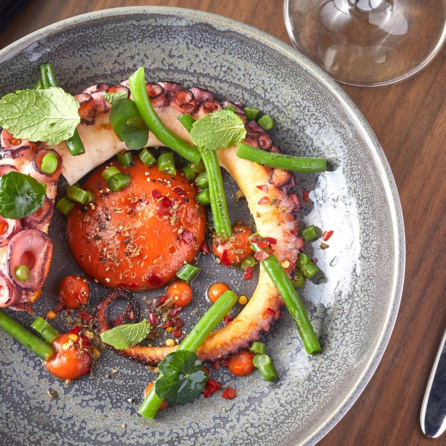 Octopus salad