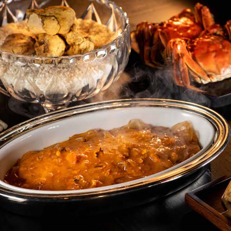 Clay pot fish maw rice