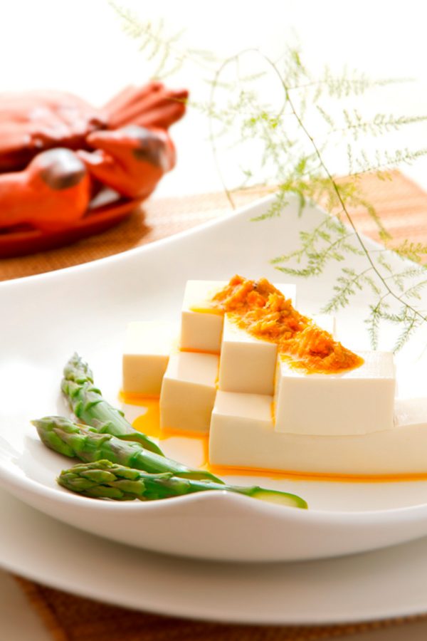 Tofu with hairy crab