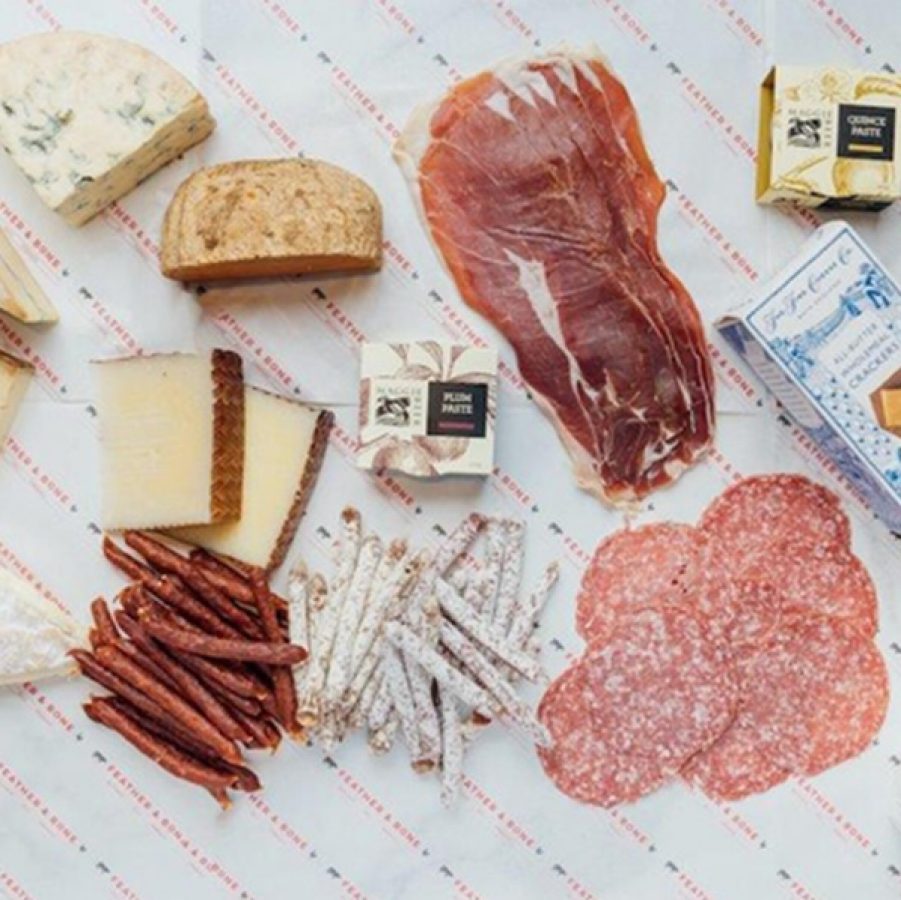 FAB cheese and charcuterie board