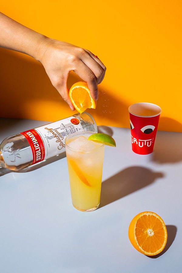 Orange cocktail