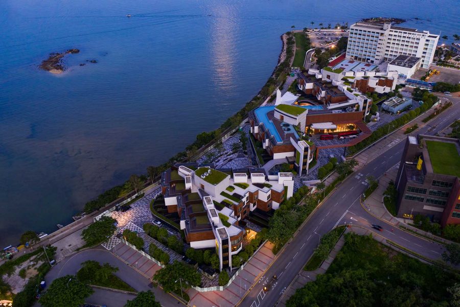 WM Hotel from above